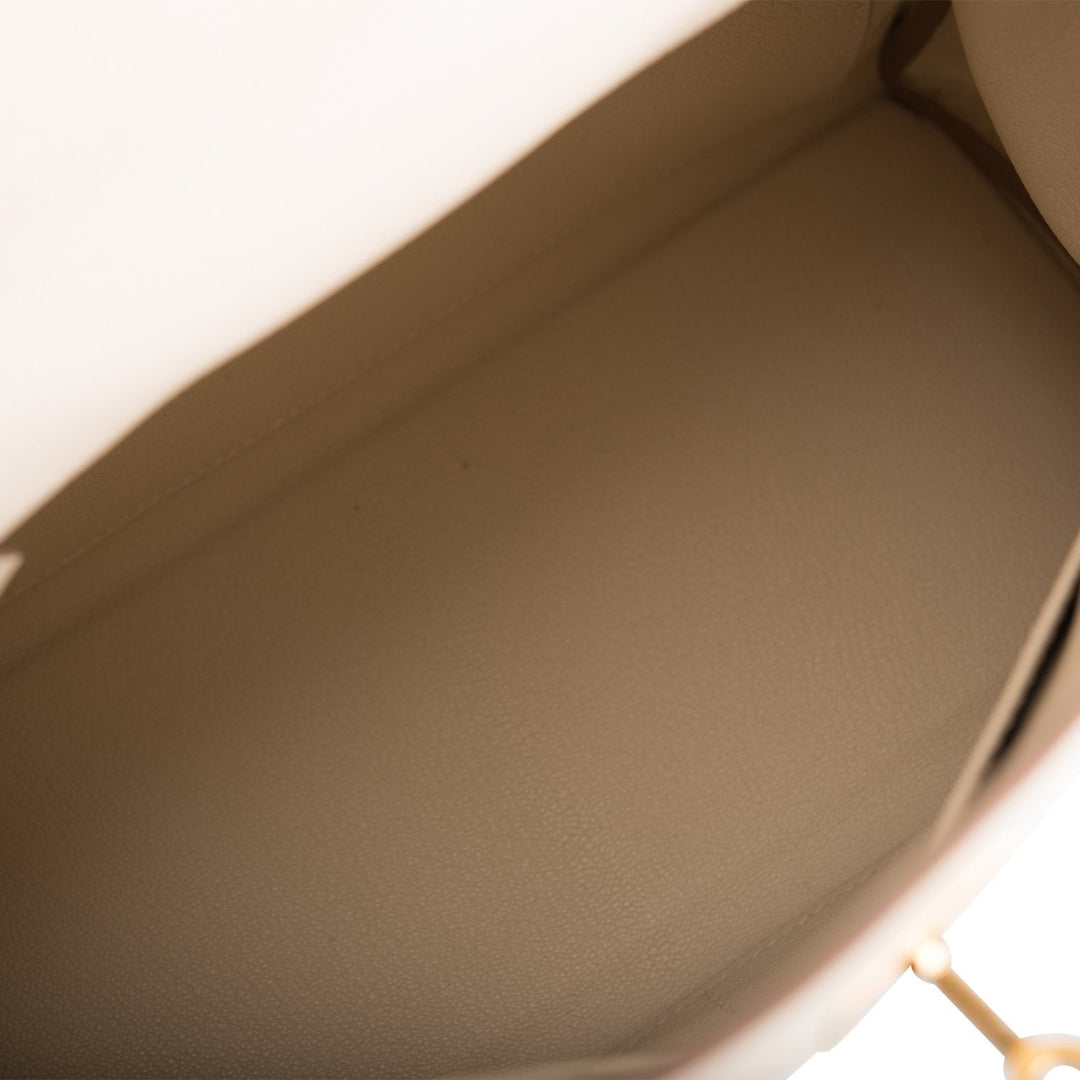Hermes Kelly 28 Retourne Craie Togo Gold Hardware