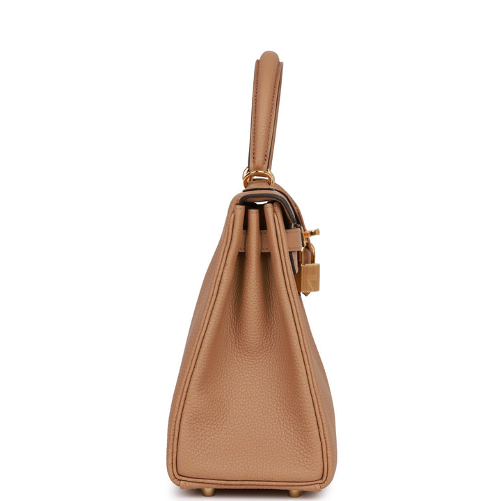 Top quality Hermes Kelly Retourne 25 Chai Togo Gold Hardware