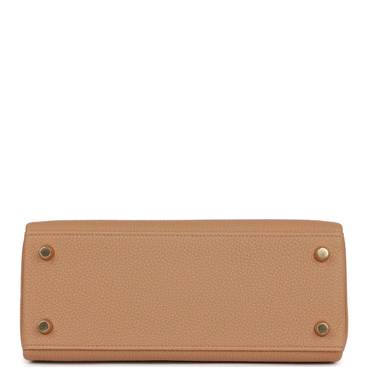 Top quality Hermes Kelly Retourne 25 Chai Togo Gold Hardware