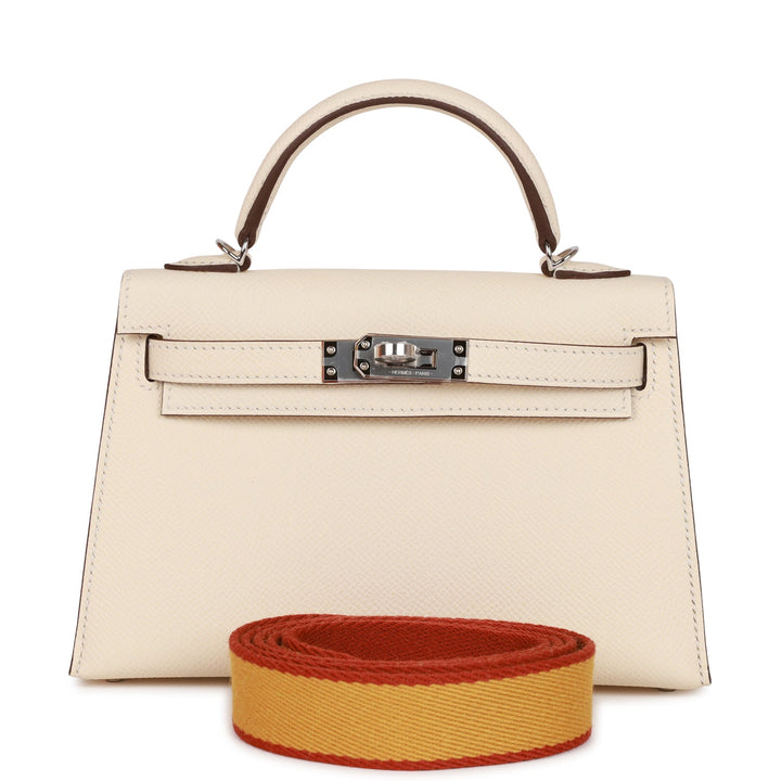 Top quality Hermes Kelly Sellier 20 Nata Epsom Palladium Hardware