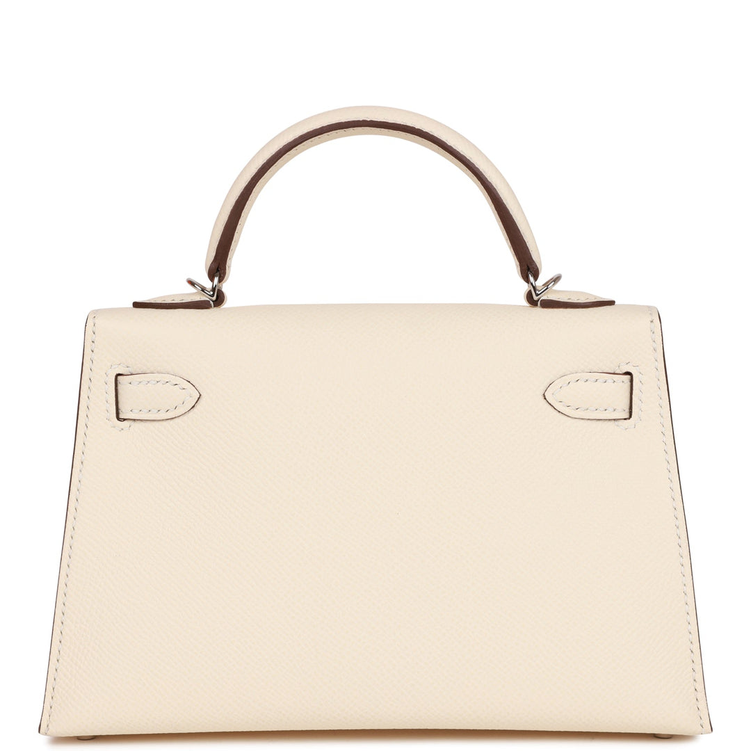 Top quality Hermes Kelly Sellier 20 Nata Epsom Palladium Hardware