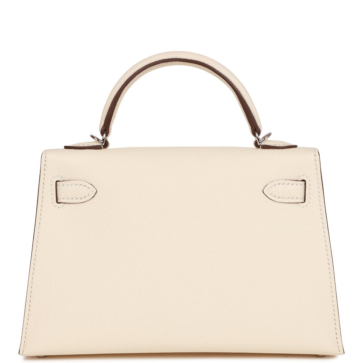 Top quality Hermes Kelly Sellier 20 Nata Epsom Palladium Hardware