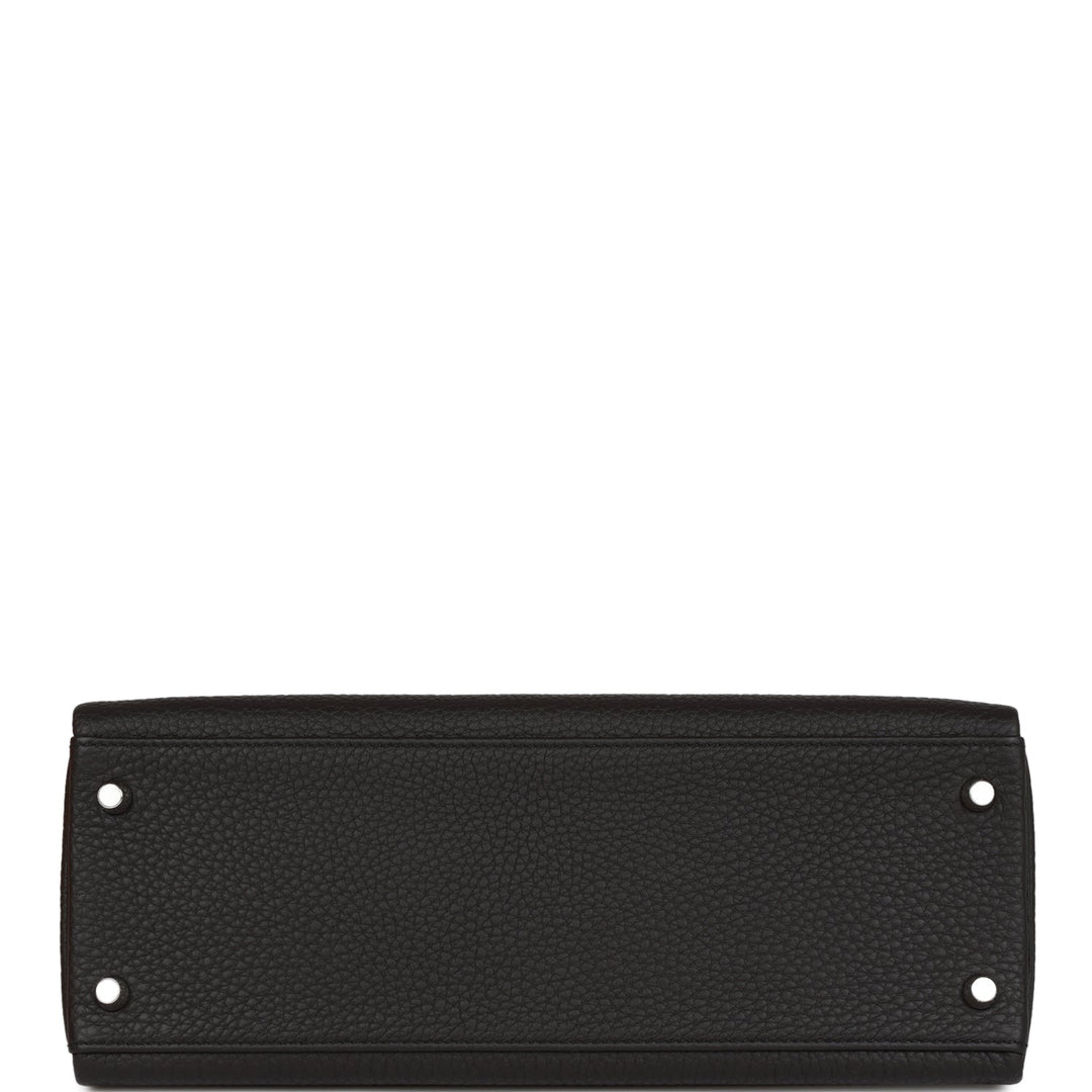 Hermes Kelly 32cm Retourne Black Togo Palladium Hardware