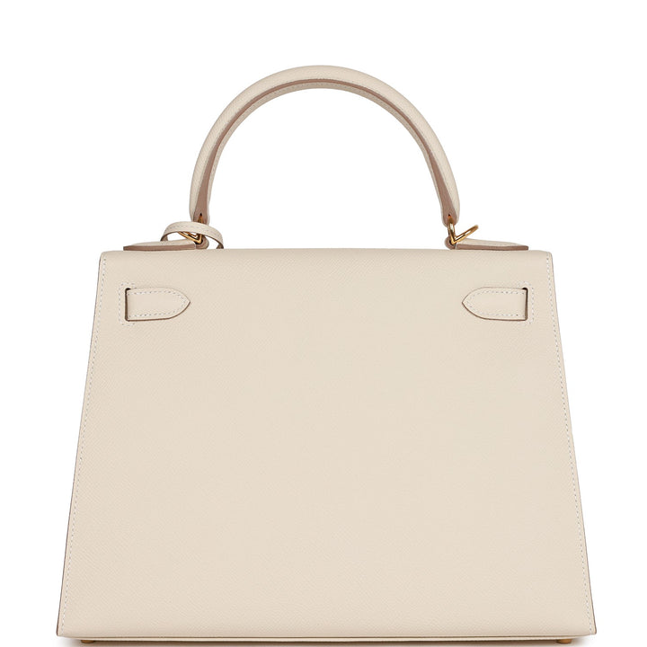 Hermes Craie Epsom Sellier Kelly 28 Gold Hardware