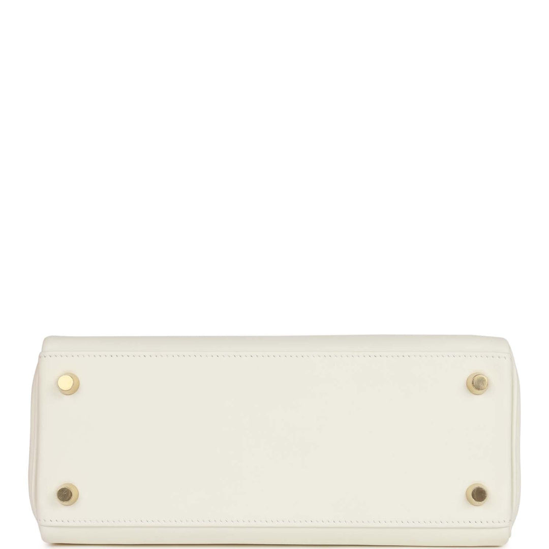 Hermes Kelly 25 Retourne Mushroom Swift Gold Hardware