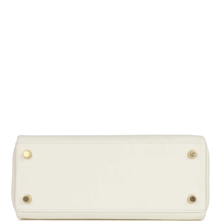Hermes Kelly 25 Retourne Mushroom Swift Gold Hardware