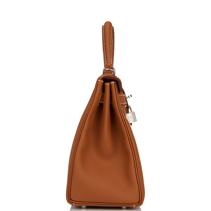 Top quality Hermes Kelly Retourne 28 Gold Togo Palladium Hardware