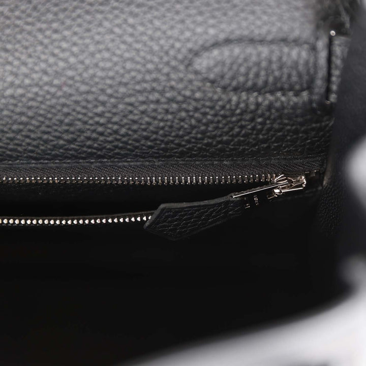 Top quality Hermes Kelly Retourne 32 Black Togo Palladium Hardware