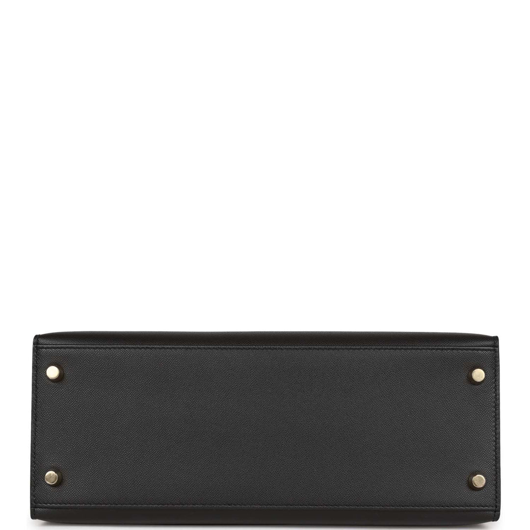 Top quality Hermes Kelly Sellier 28 Black Madame Gold Hardware