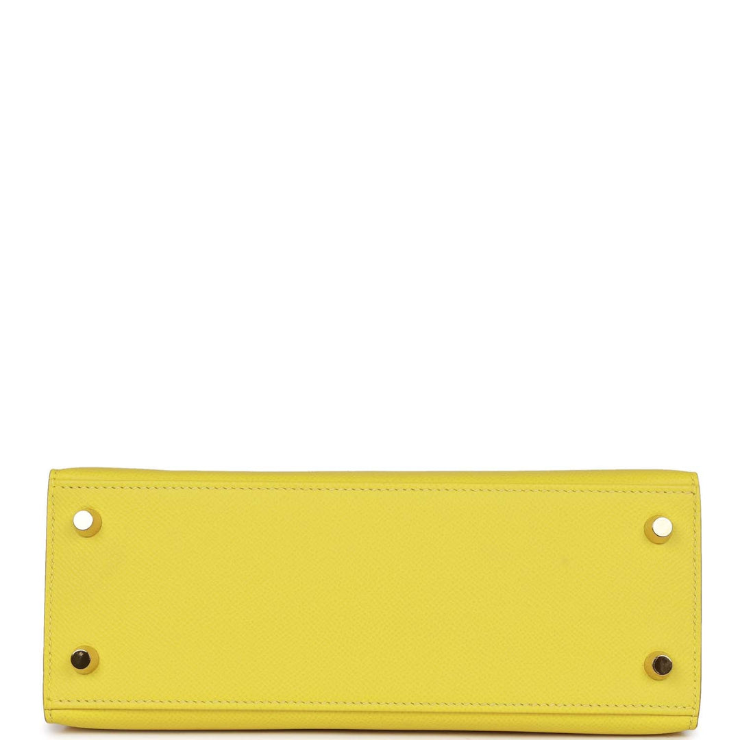Top quality Hermes Kelly 25 Lime Epsom Gold Hardware