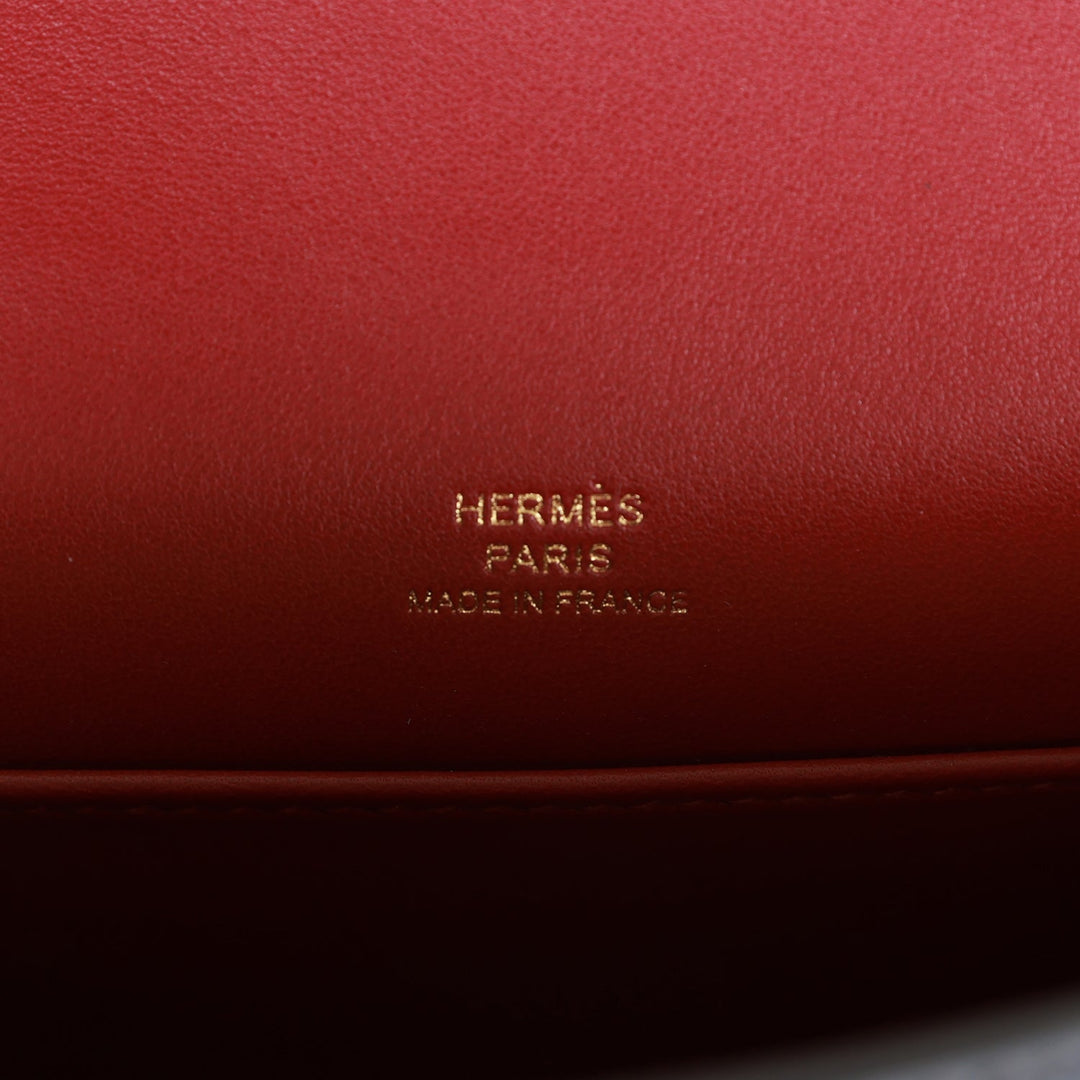 Top quality Hermes Kelly Sellier 20 Bleu Indigo, Black and Rouge H Casaque Epsom Gold Hardware