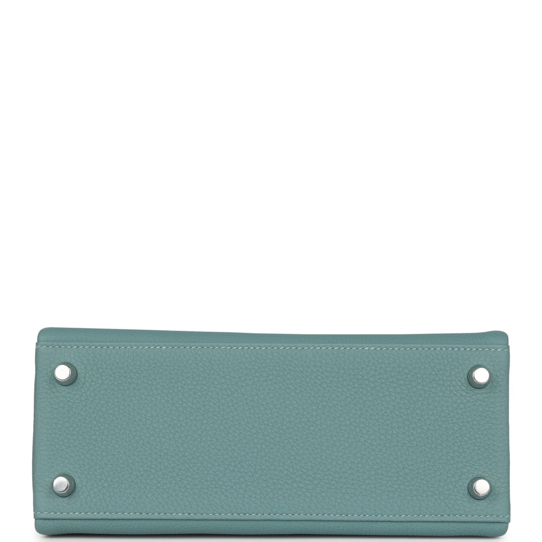 Top quality Hermes Kelly Retourne 25 Ciel Togo Palladium Hardware