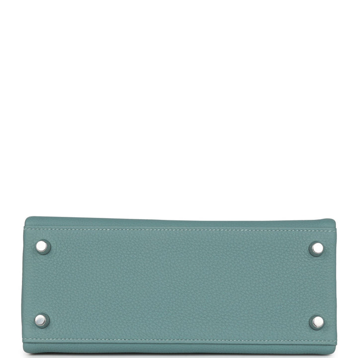 Top quality Hermes Kelly Retourne 25 Ciel Togo Palladium Hardware
