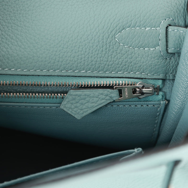 Top quality Hermes Kelly Retourne 25 Ciel Togo Palladium Hardware