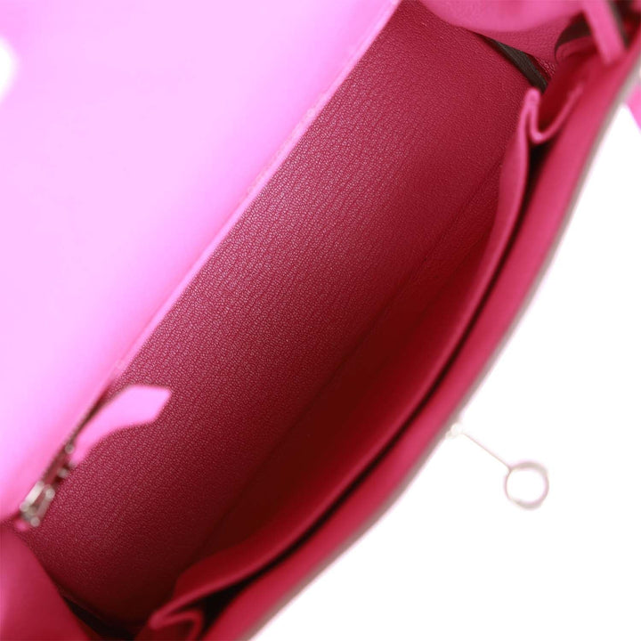 Top quality Hermes Kelly Retourne 25 Magnolia Togo Palladium Hardware