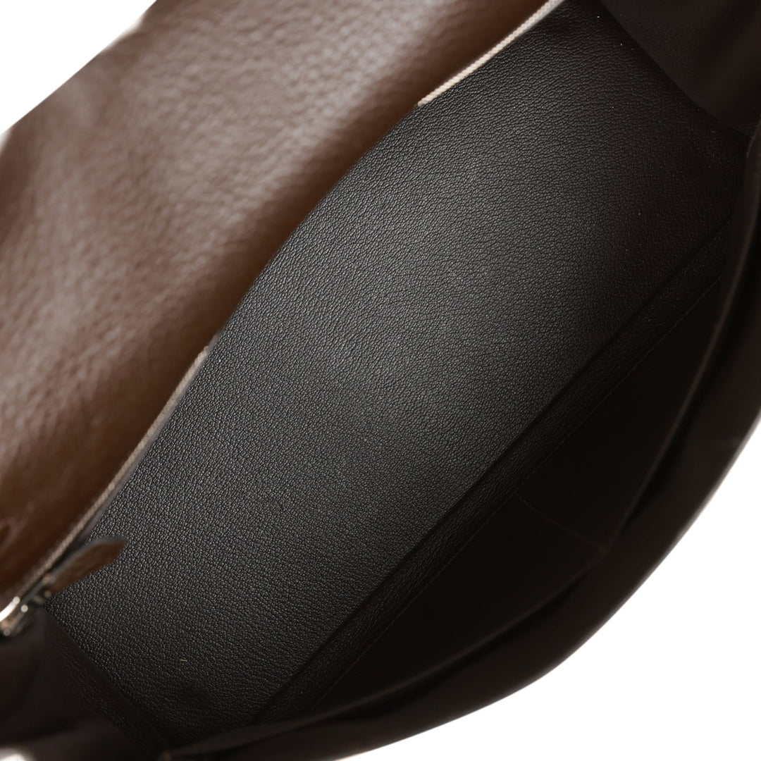 Hermes Kelly 35 Retourne Ebene Clemence and Toile H Palladium Hardware - Payment 1