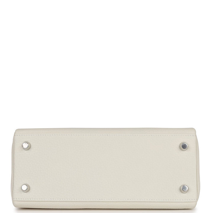 Top quality Hermes Kelly Retourne 25 Mushroom Togo Palladium Hardware