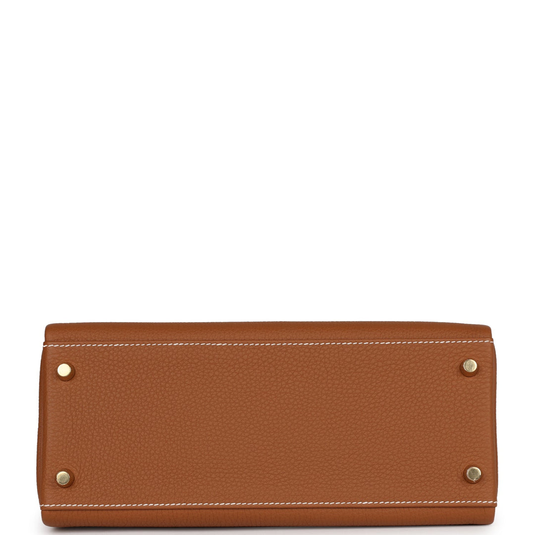 Top quality Hermes Kelly Retourne 28 Gold Togo Gold Hardware