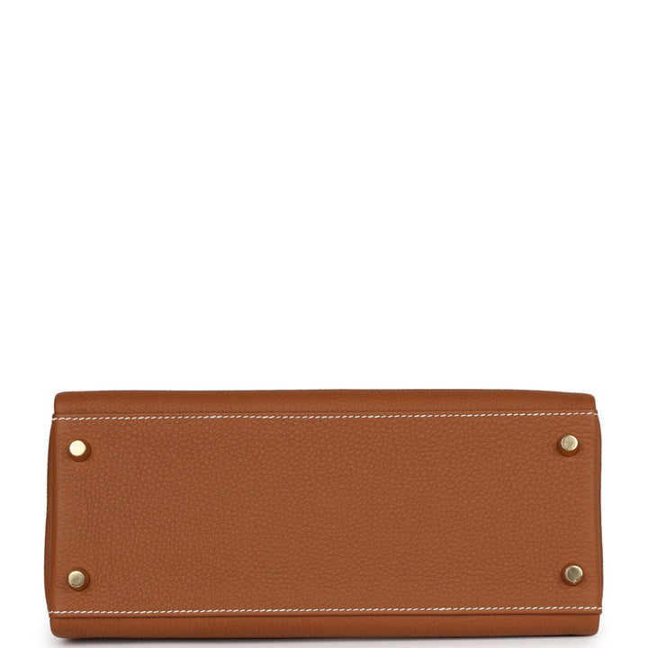 Top quality Hermes Kelly Retourne 28 Gold Togo Gold Hardware