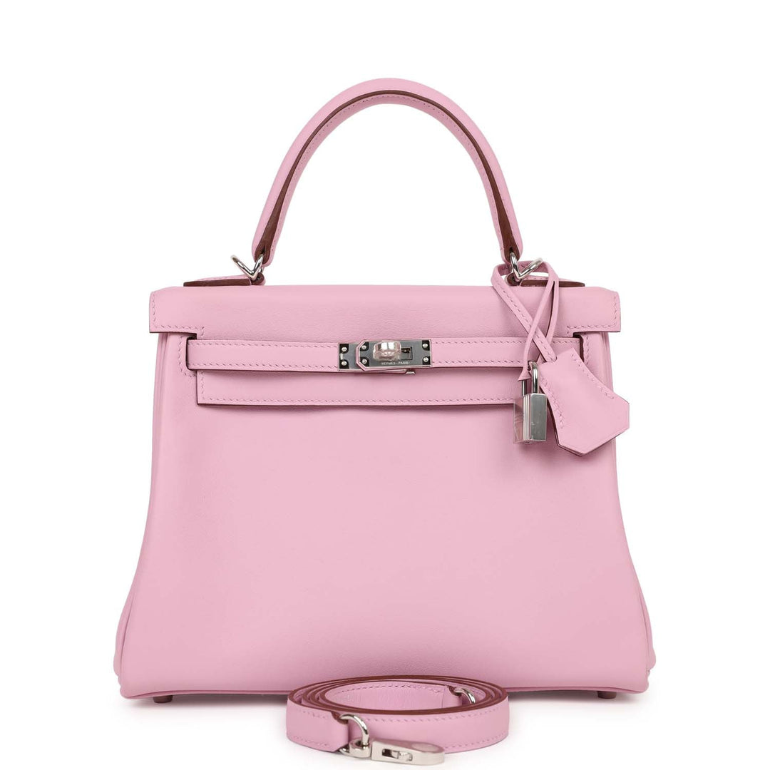 Top quality Hermes Kelly Retourne 25 Mauve Sylvestre Swift Palladium Hardware