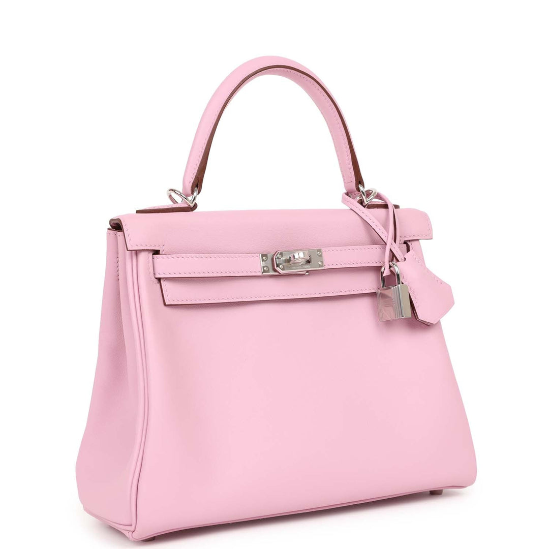 Top quality Hermes Kelly Retourne 25 Mauve Sylvestre Swift Palladium Hardware
