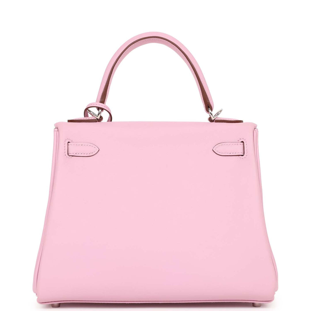 Top quality Hermes Kelly Retourne 25 Mauve Sylvestre Swift Palladium Hardware