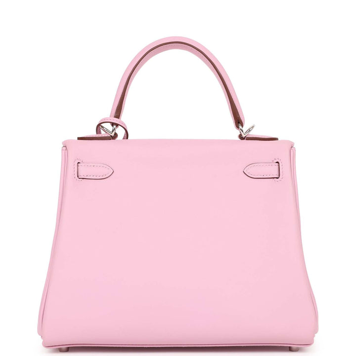 Top quality Hermes Kelly Retourne 25 Mauve Sylvestre Swift Palladium Hardware