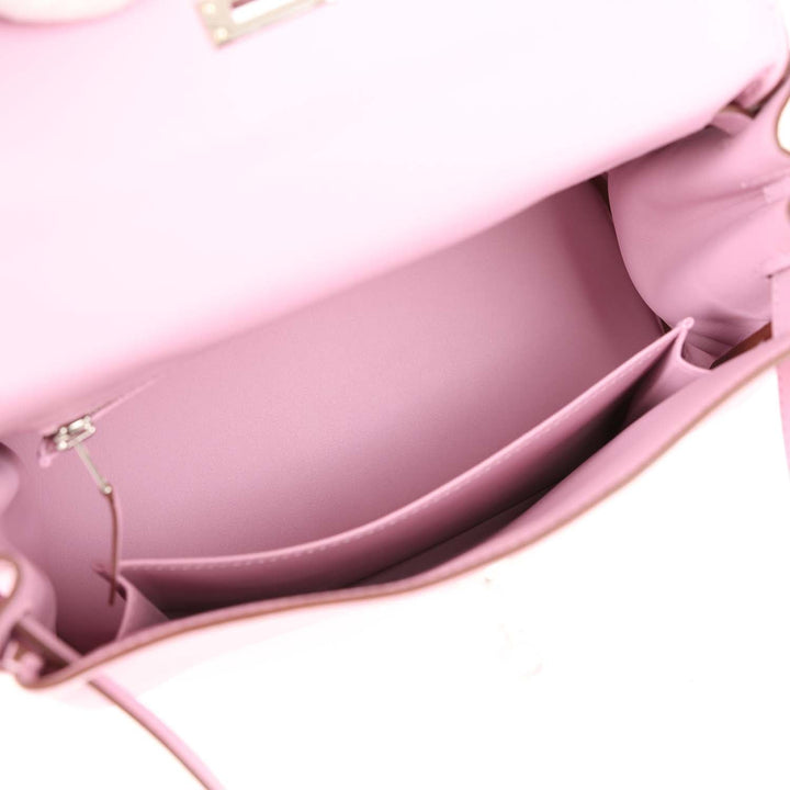 Top quality Hermes Kelly Retourne 25 Mauve Sylvestre Swift Palladium Hardware