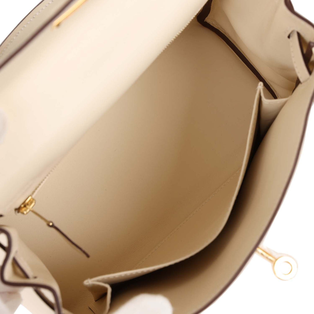 Top quality Hermes Kelly Retourne 25 Nata Swift Gold Hardware