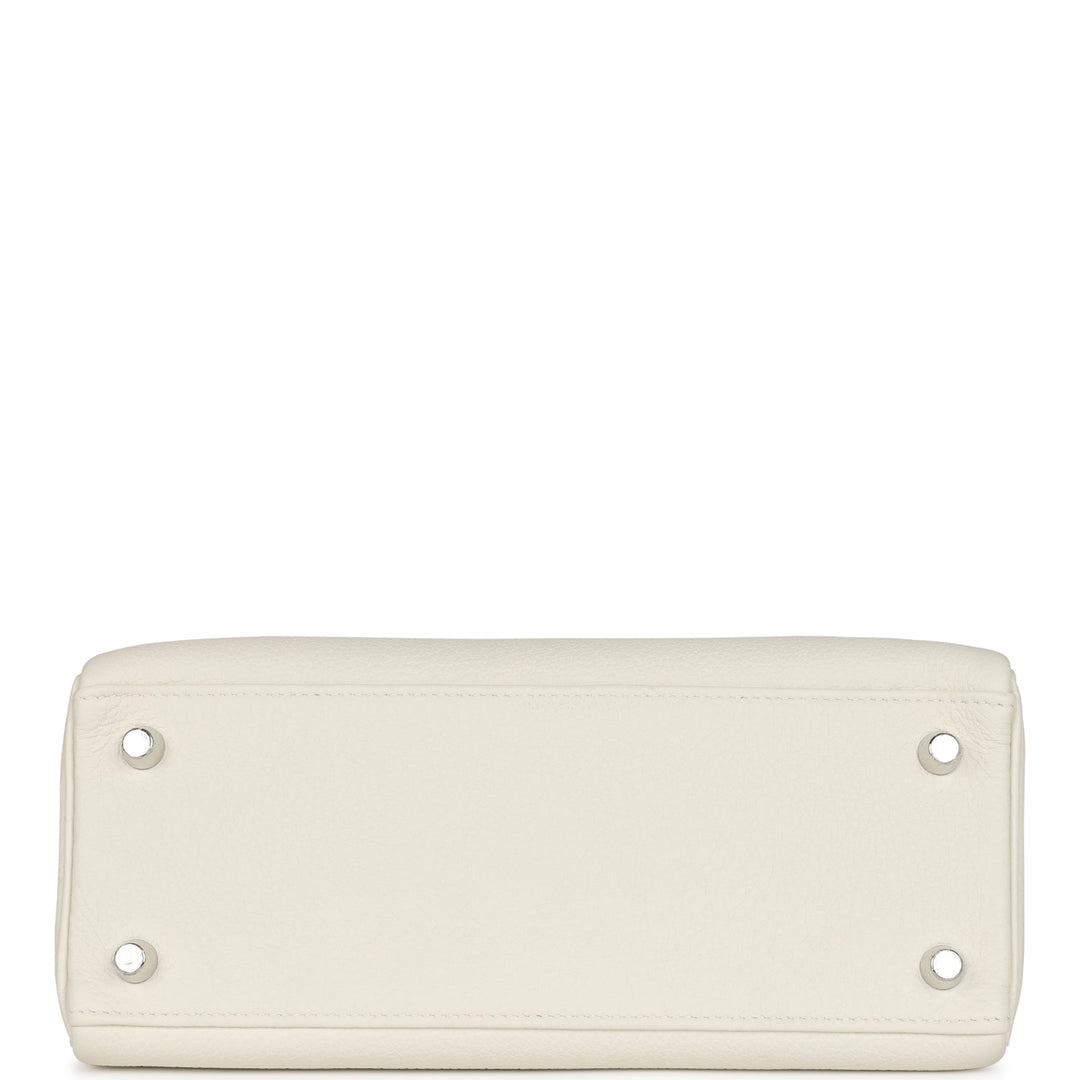 Top quality Hermes Kelly Retourne 25 Mushroom Togo Palladium Hardware