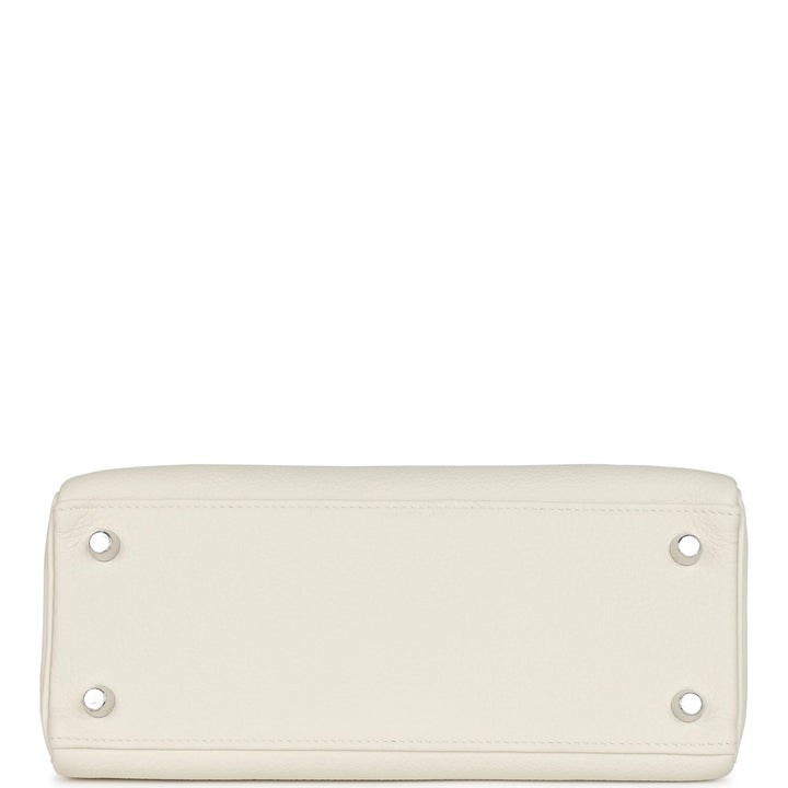 Top quality Hermes Kelly Retourne 25 Mushroom Togo Palladium Hardware
