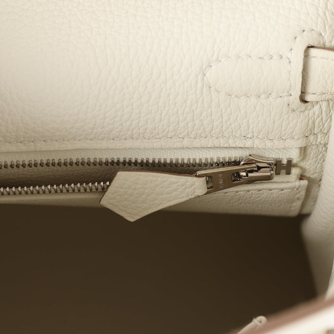 Top quality Hermes Kelly Retourne 25 Mushroom Togo Palladium Hardware