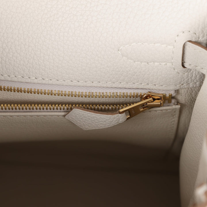 Top quality Hermes Kelly Retourne 25 Gris Pale Togo Gold Hardware