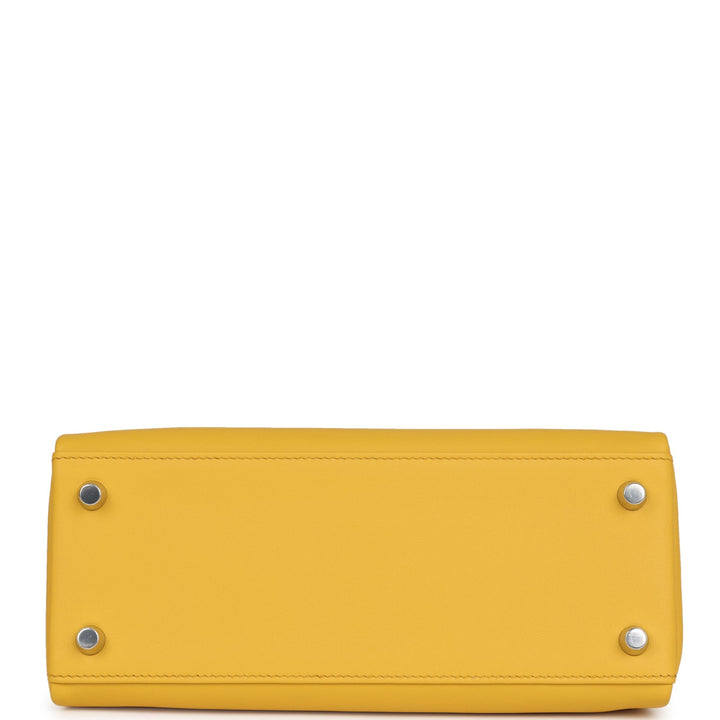 Top quality Hermes Kelly Retourne 25 Sun Swift Palladium Hardware