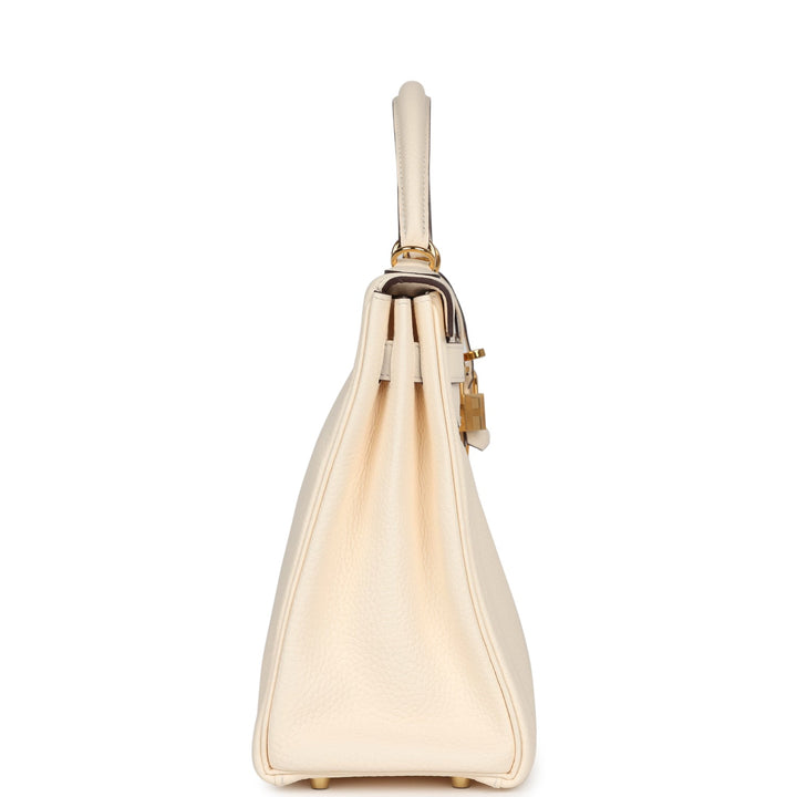 New Hermes Kelly Retourne 32 Nata Clemence Gold Hardware