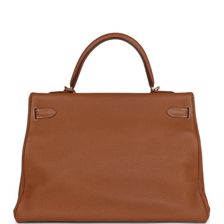Hermes Kelly Retourne 35 Gold Togo Gold Hardware