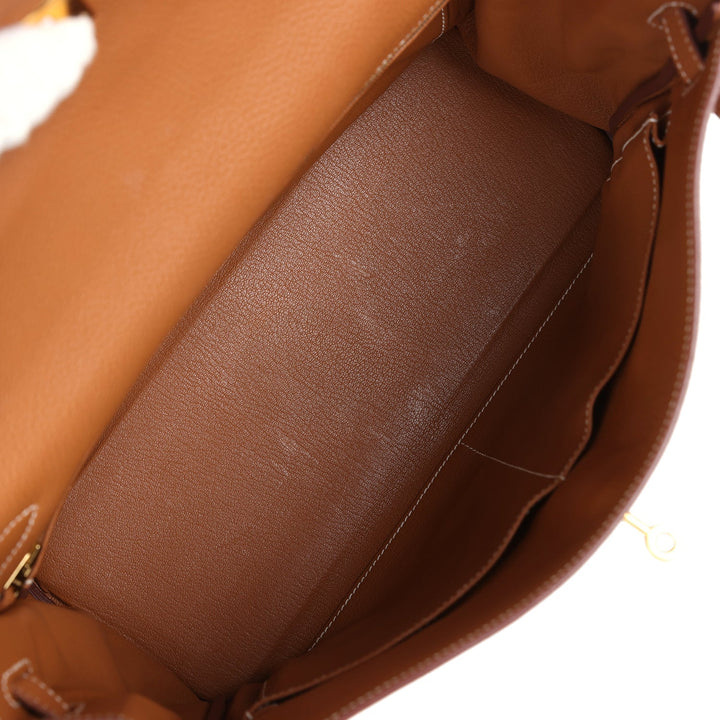 Hermes Kelly Retourne 35 Gold Togo Gold Hardware