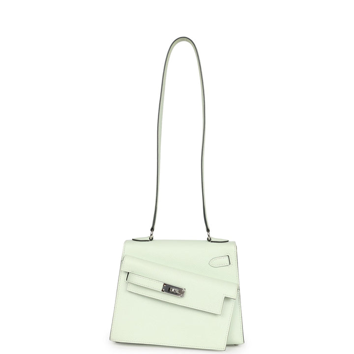 Hermes Kelly Sellier en Desordre 20 Vert Fizz Epsom Palladium Hardware