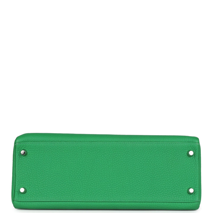 New Hermes Kelly Retourne 32 Bambou Togo Palladium Hardware