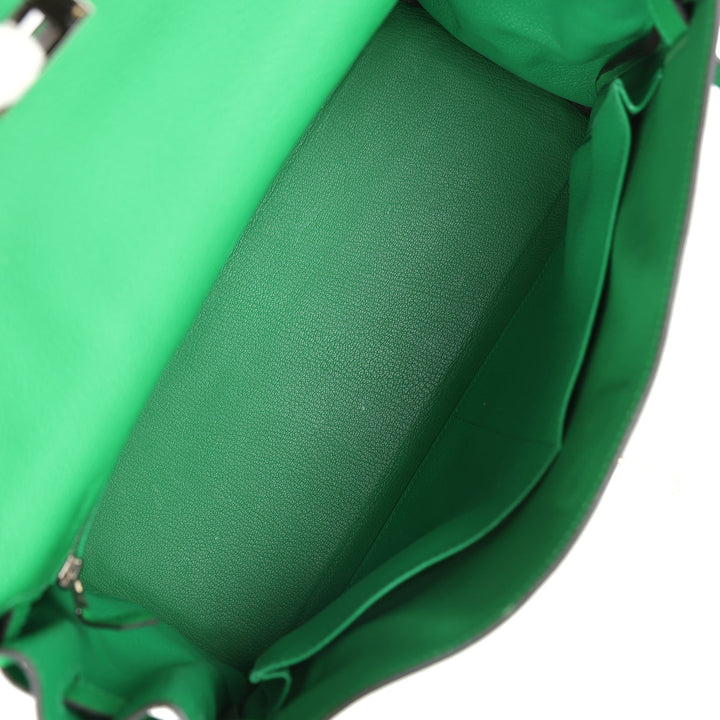 New Hermes Kelly Retourne 32 Bambou Togo Palladium Hardware