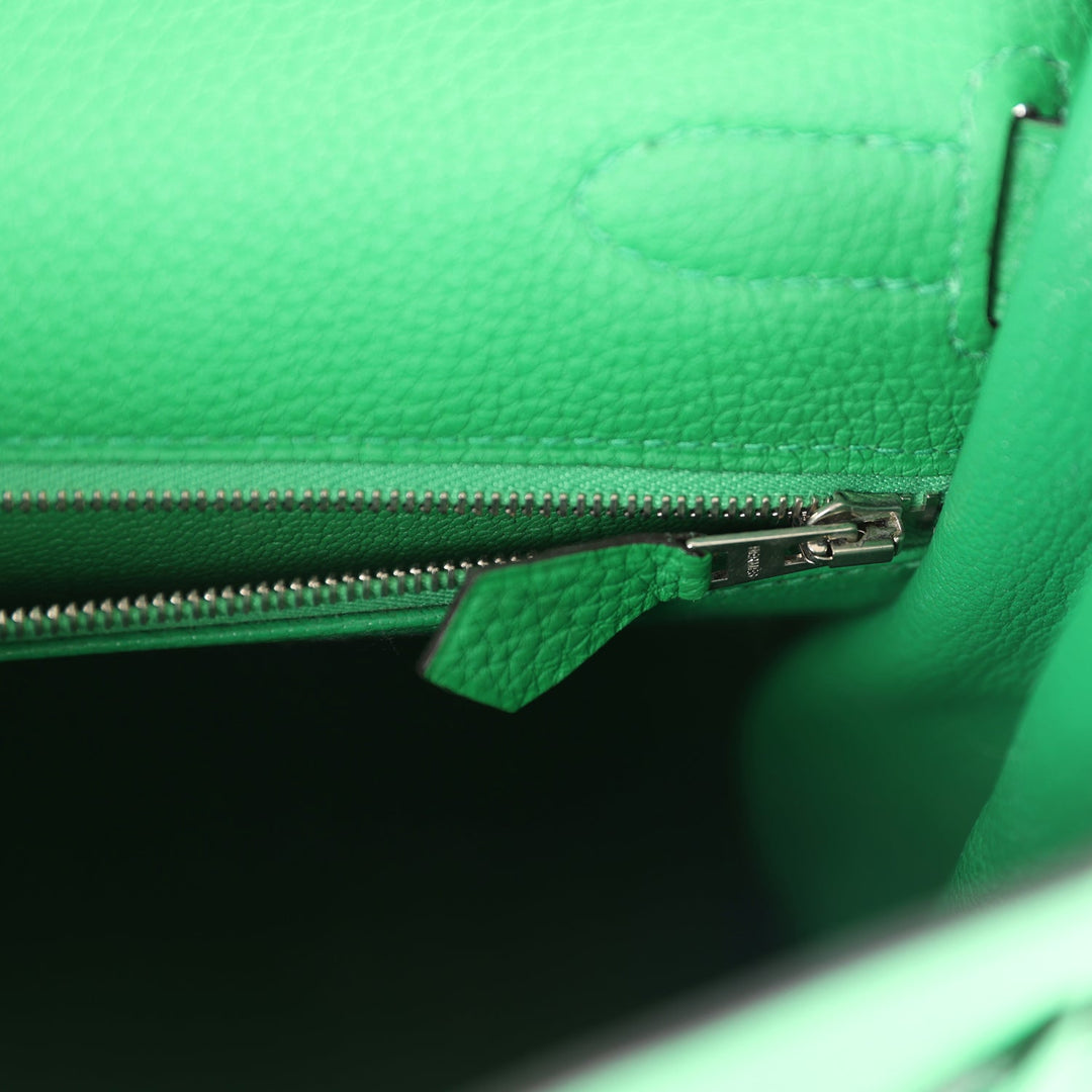 New Hermes Kelly Retourne 32 Bambou Togo Palladium Hardware