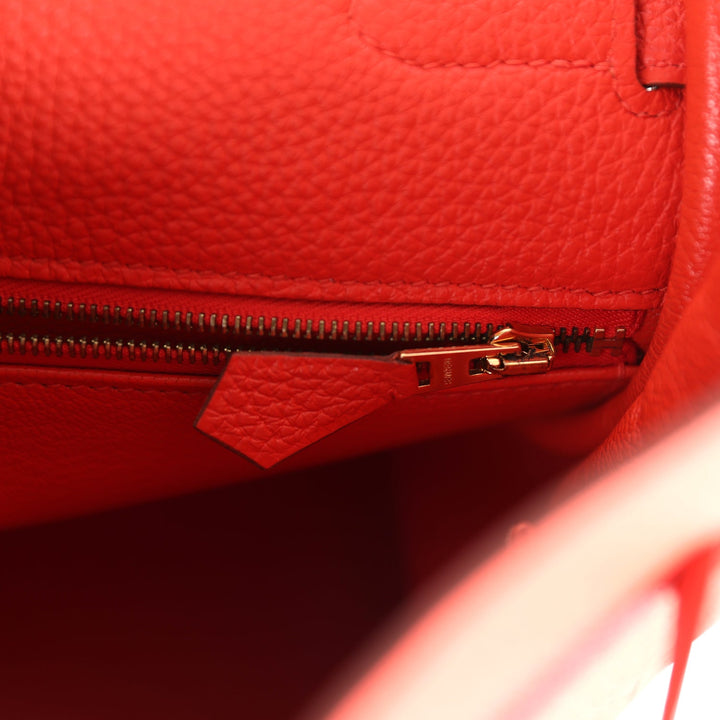 New Hermes Kelly Retourne 35 Capucine Togo Gold Hardware