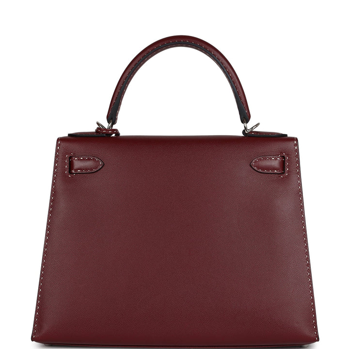 New Hermes "Miss You" Kelly Sellier 28 Rouge H Monsieur Palladium Hardware