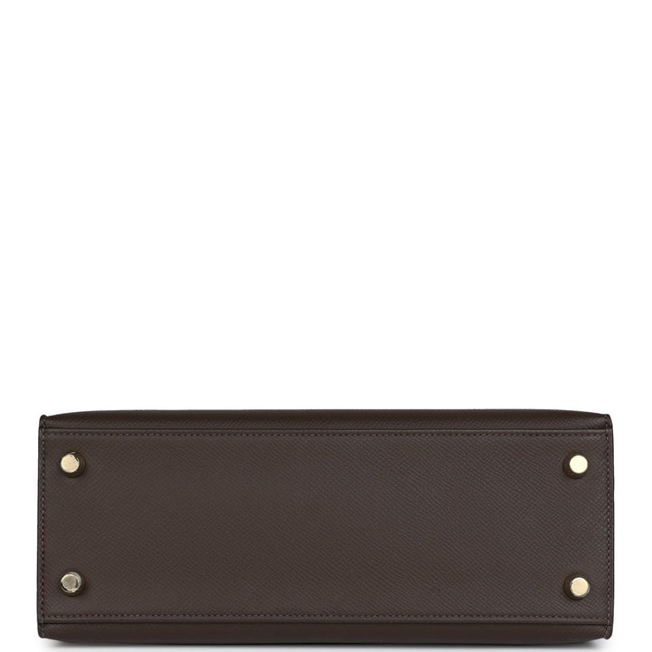 Hermes Kelly Sellier 25 Ecorce Epsom Gold Hardware