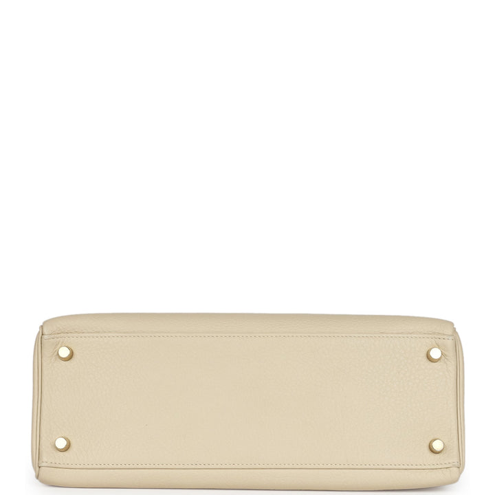New Hermes Kelly Retourne 32 Parchemin Togo Gold Hardware