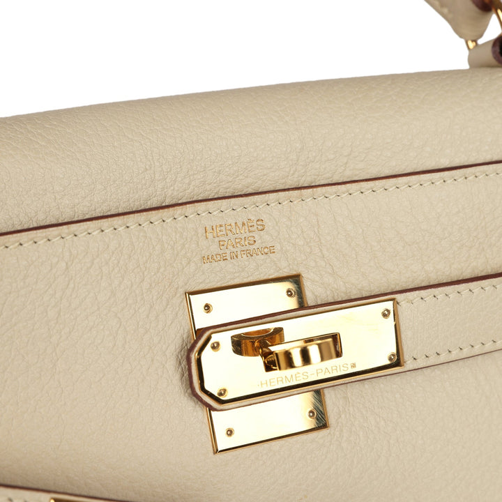 New Hermes Kelly Retourne 32 Parchemin Togo Gold Hardware