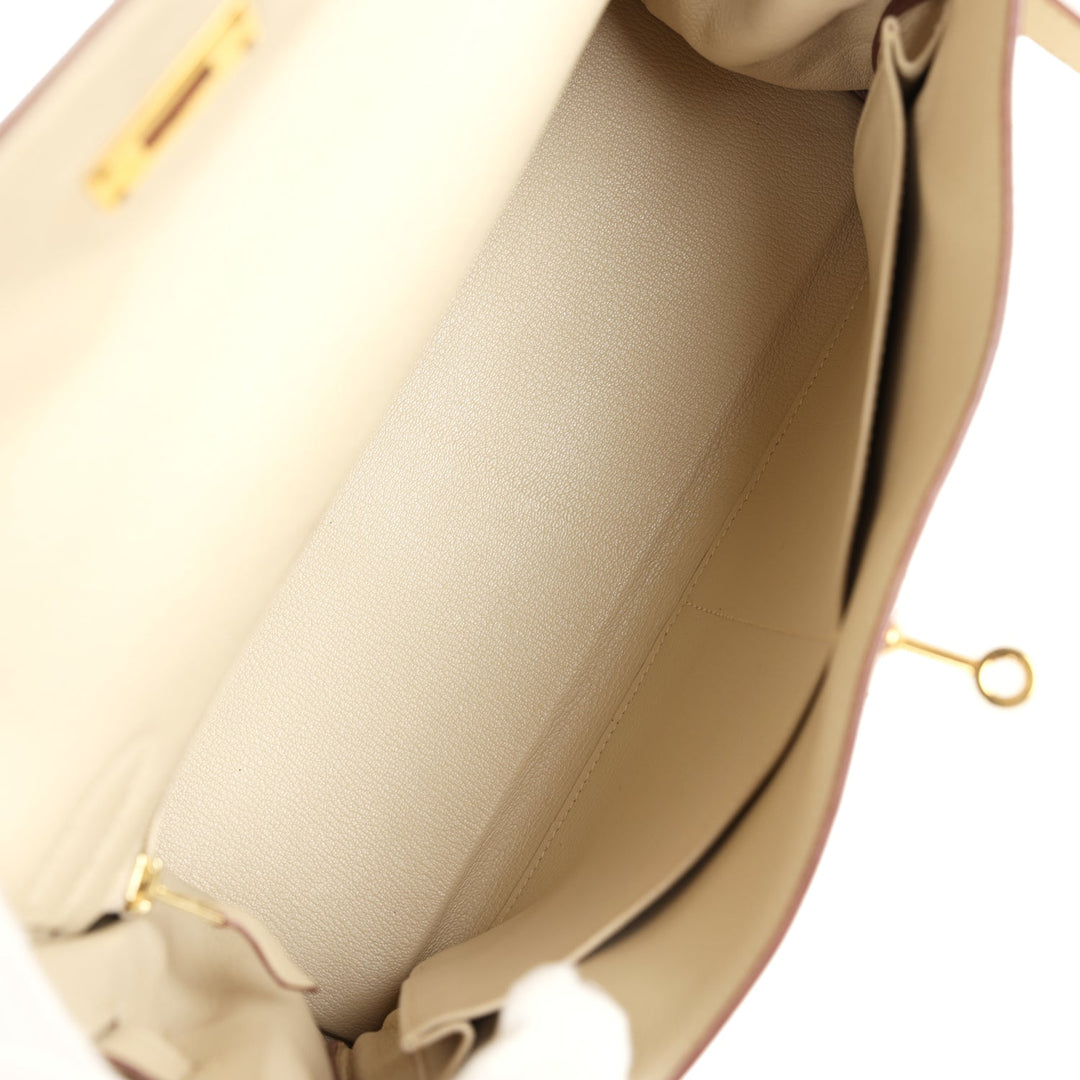 New Hermes Kelly Retourne 32 Parchemin Togo Gold Hardware