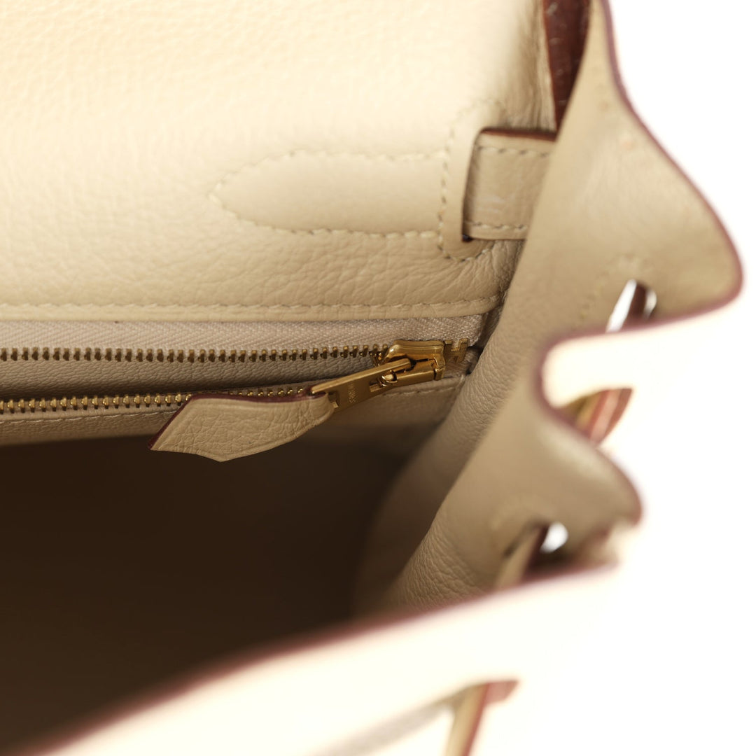 New Hermes Kelly Retourne 32 Parchemin Togo Gold Hardware