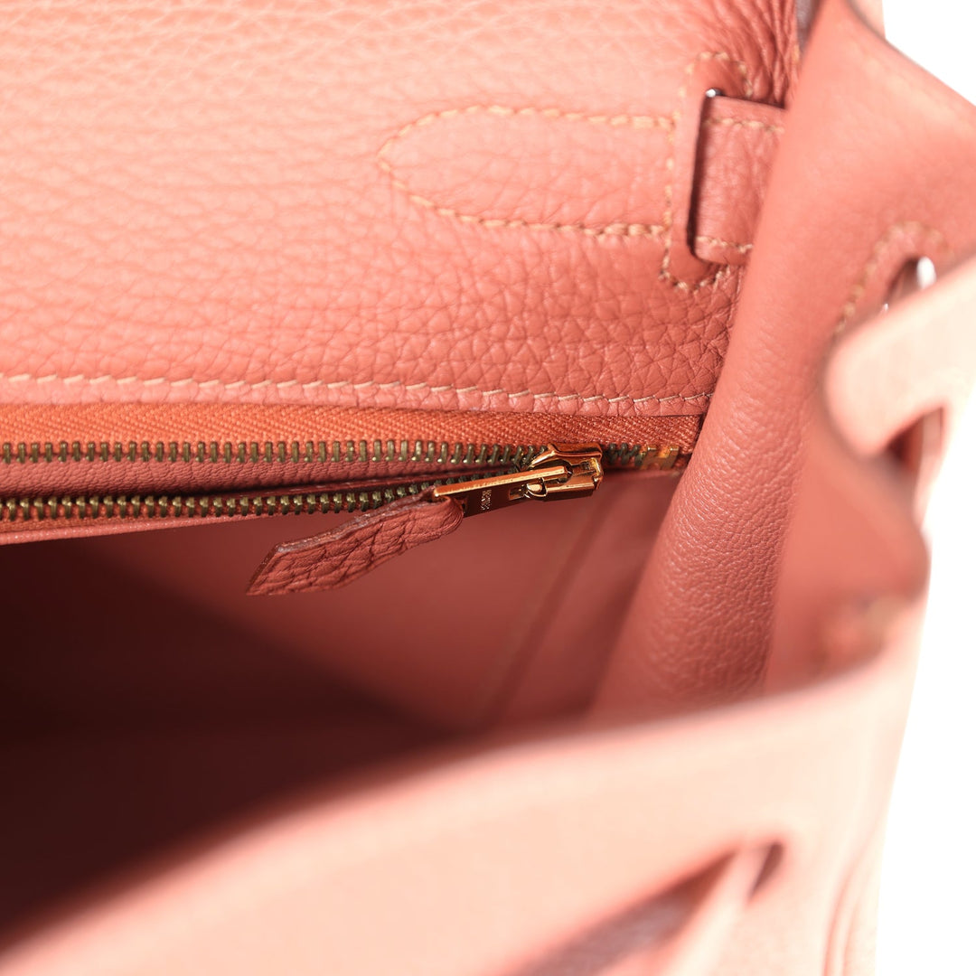 New Hermes Kelly Retourne 32 Rosy Togo Gold Hardware