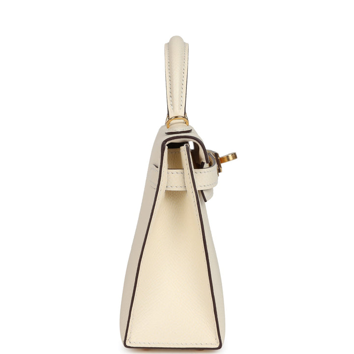 Hermes Kelly Sellier 20 Nata Epsom Gold Hardware